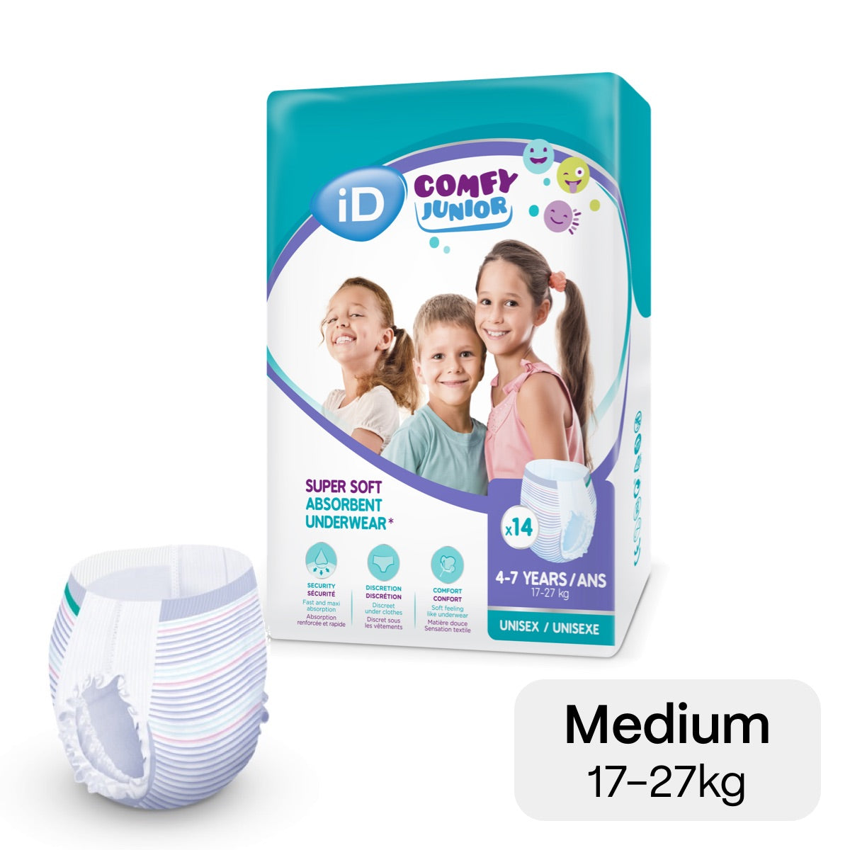 iD Comfy Junior Pants 4-7 Years (17-27KG)